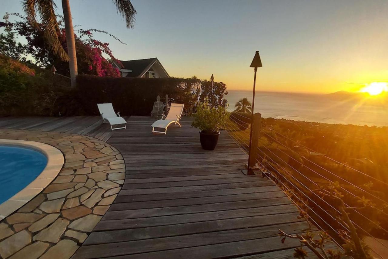 Villa Bounty Amazing Ocean View Punaauia  Buitenkant foto
